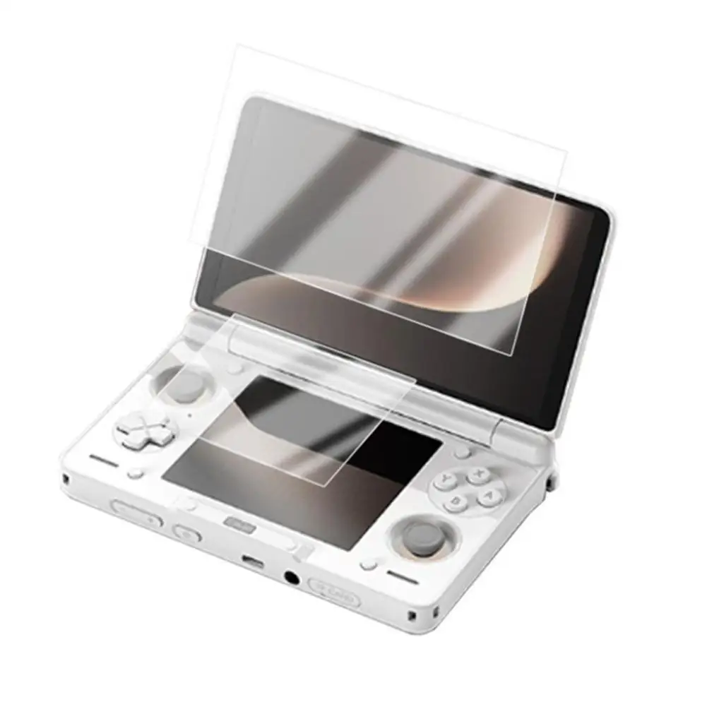 1/2 مجموعة ل AYN THOR واقي للشاشة فيلم HD المزدوج الشاشة الوجه وحدة تحكم بجهاز لعب محمول شاشة فيلم المضادة للخدش حماية العين #1