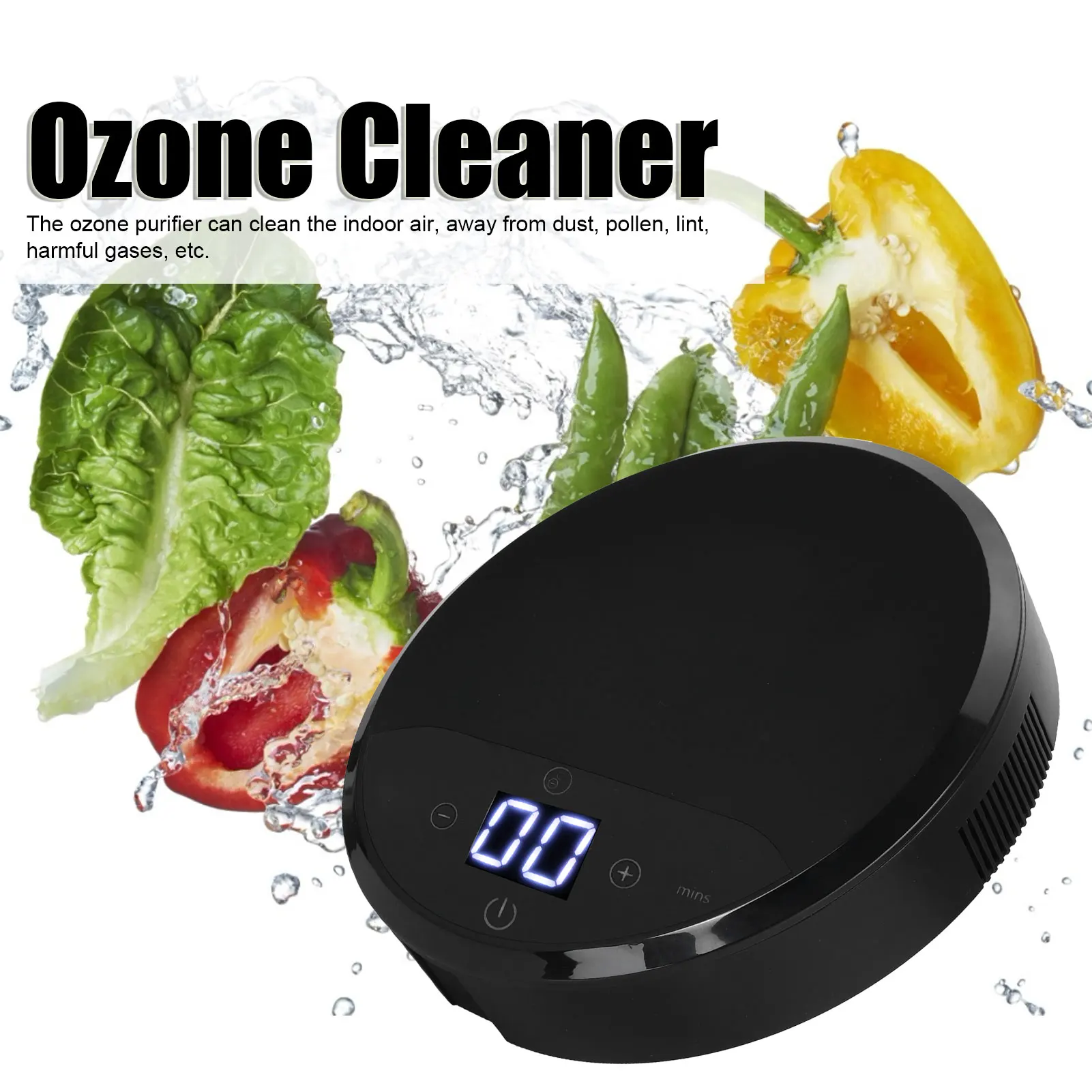 Multifunctional Ozone Cleaner Digital Vegetable Fruit Washer Cleaning Machine Wide Voltage