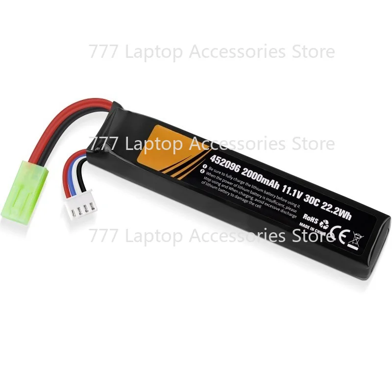 XXX  11.1V For Airsoft RC Lipo Battery 2000mAh 30C Rechargeable Mini For Tamiya Connector