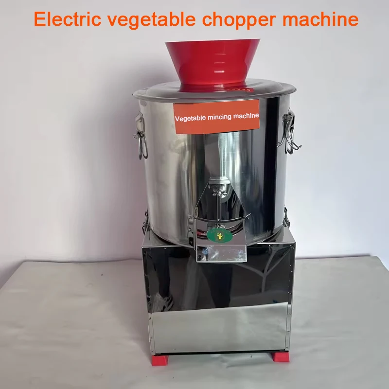 Image of Kommerzielle Schreddermaschine für Gemüse/Fleisch, Edelstahl-Füllmaschine, kleine gehackte Maschine