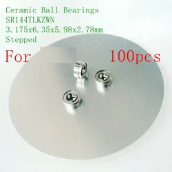 100pcs Handpiece Dental Bearings SR144TLKZWN 3.175x6.35x5.98x2.78mm for KV505/605/625/636