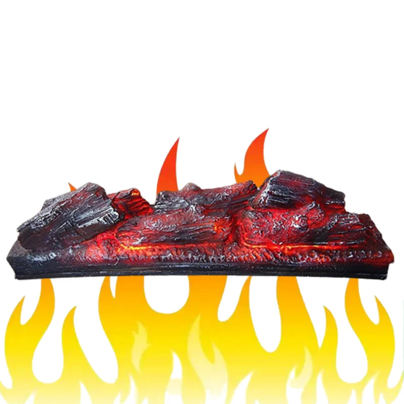 Christmas New Year Halloween Decoration Night Craft Simulation Charcoal Flame Light Emitting Diode Light Simulation Artificial F