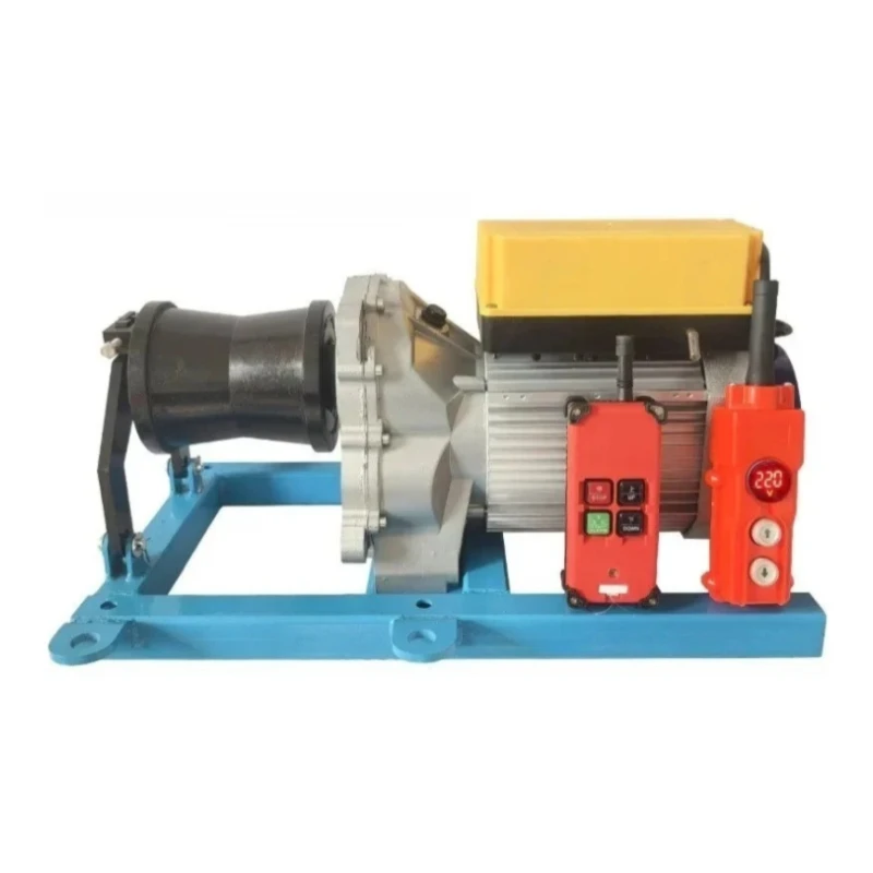 Small Electric Cable Pulling Winch 5 Ton 3 Ton Tugger Hoist 220V Capstan Winch Conveyor