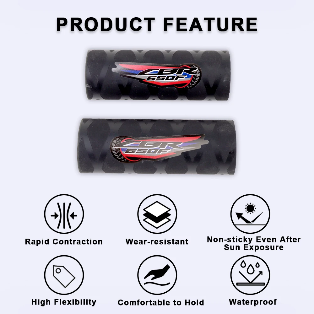 For Honda CBR650F CBR 650 F CBR 650F 2014-2018 2019 Motorcycle Heat Shrinkable Handlebar Cover Rubber Grips Gloves Accessories