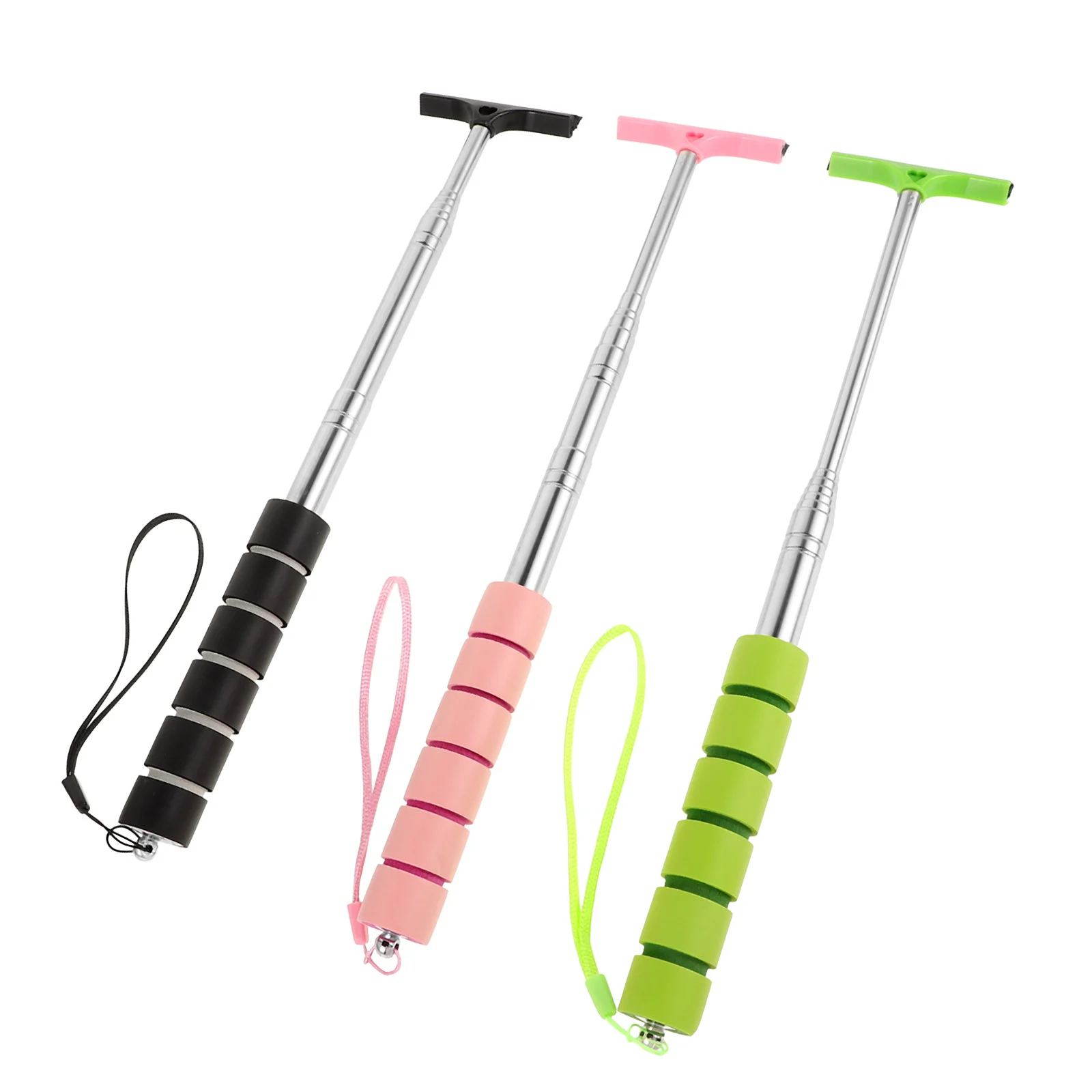 

Retractable Extendable Car Rearview Mirror Wiper Telescopic Long Handle Squeegee Car Window Cleaning Tool Non Scratch Glass