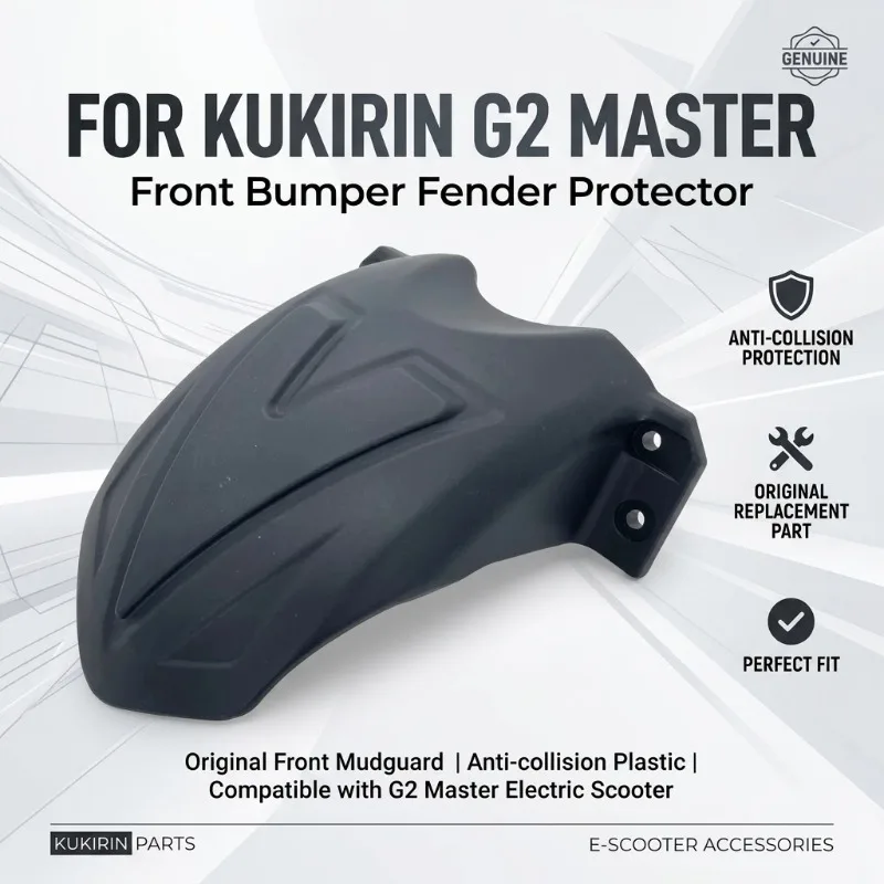 Bumper Fender Protector Original Mudguard Anti-collision Plastic Protection Replacement for Kukirin G2 Master Electric Scooter