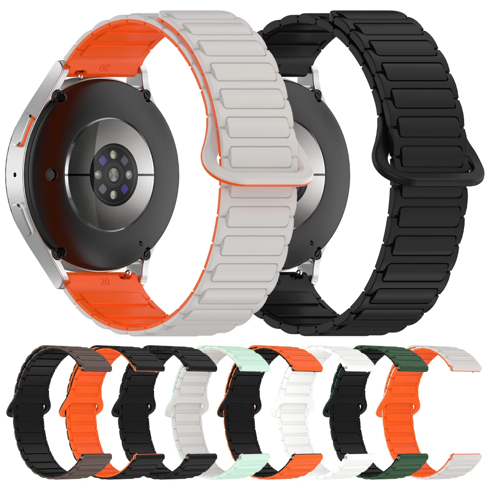 20 22 mm Silikonband für Garmin Forerunner 570 265 255 165 245 Musik Venu 3 2 Sq Magnetschlaufenarmband für Vivoactive 6 5 Armband