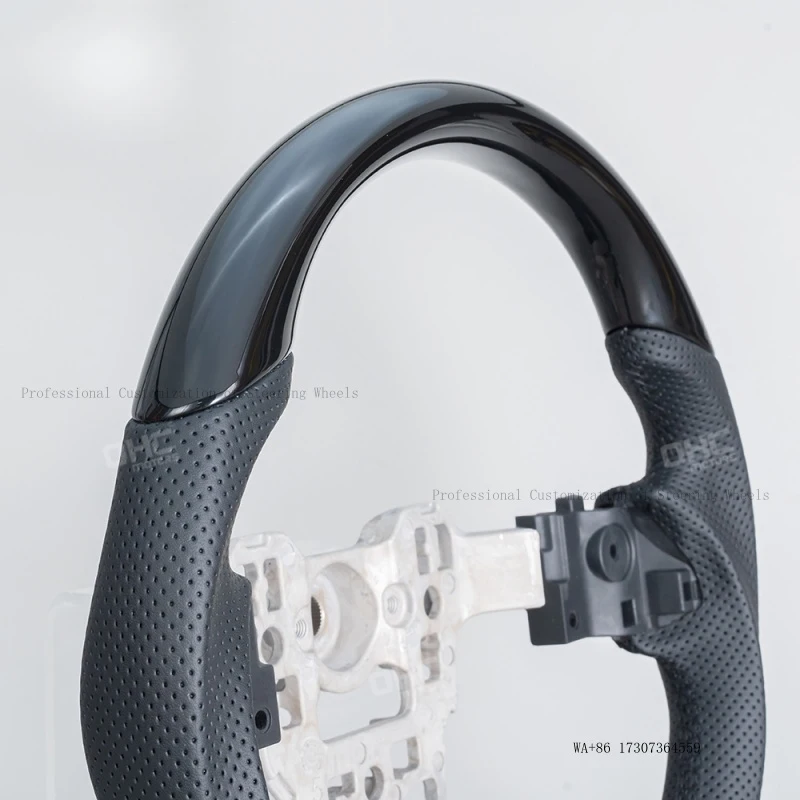 modification and upgrade of the steering wheel of the for Beilu Ativa myvi car to a high-end spray-painted black st