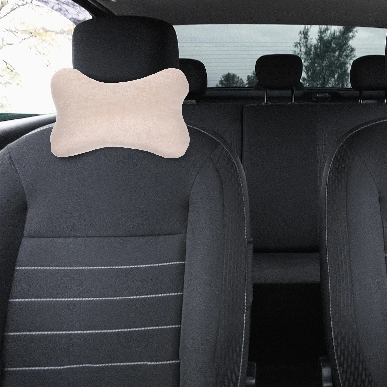 

2pcs Headrest Cushion Support For Driving Breathable Seat Neck Rest Comfortable Pillow Auto Accessories Car Neck Pillow For
