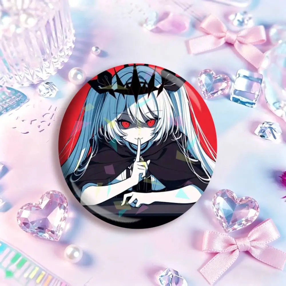 lilith The NOexistenceN of You AND Me  Icon Badge Handmade Tinplate Brooch for Chest Ornament Gifts Easter decorations