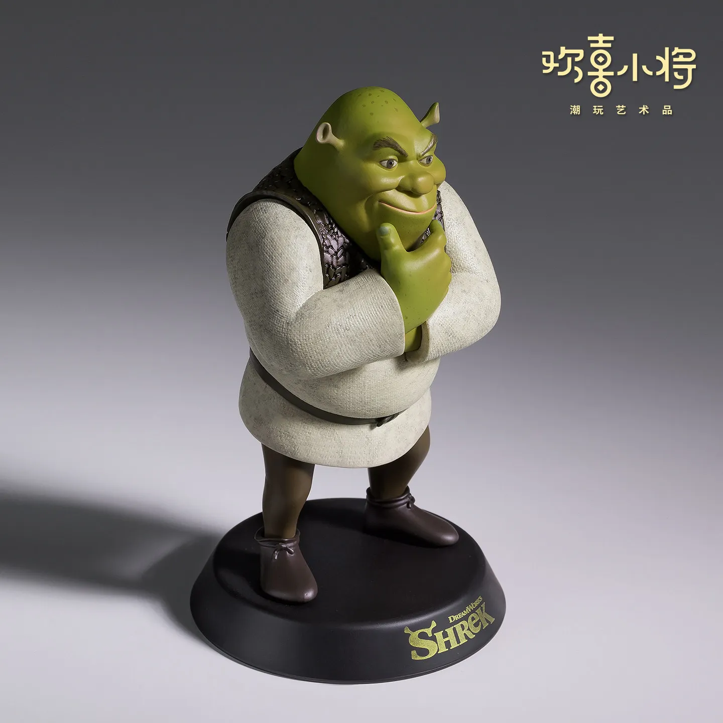 Tong Shifu Huanxi Xiaojiang Official Licensed Shrek Trendy Collectible Figurine Resin Statue Desktop Ornament Home Office Decor