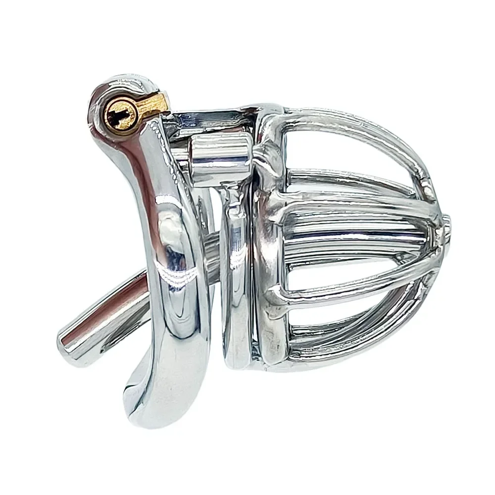 Male Chastity Devices Penis Lock Cock Cage Removable Urethral Catheter Penis Plug Adult Sex Toys for Men Bondage Belt