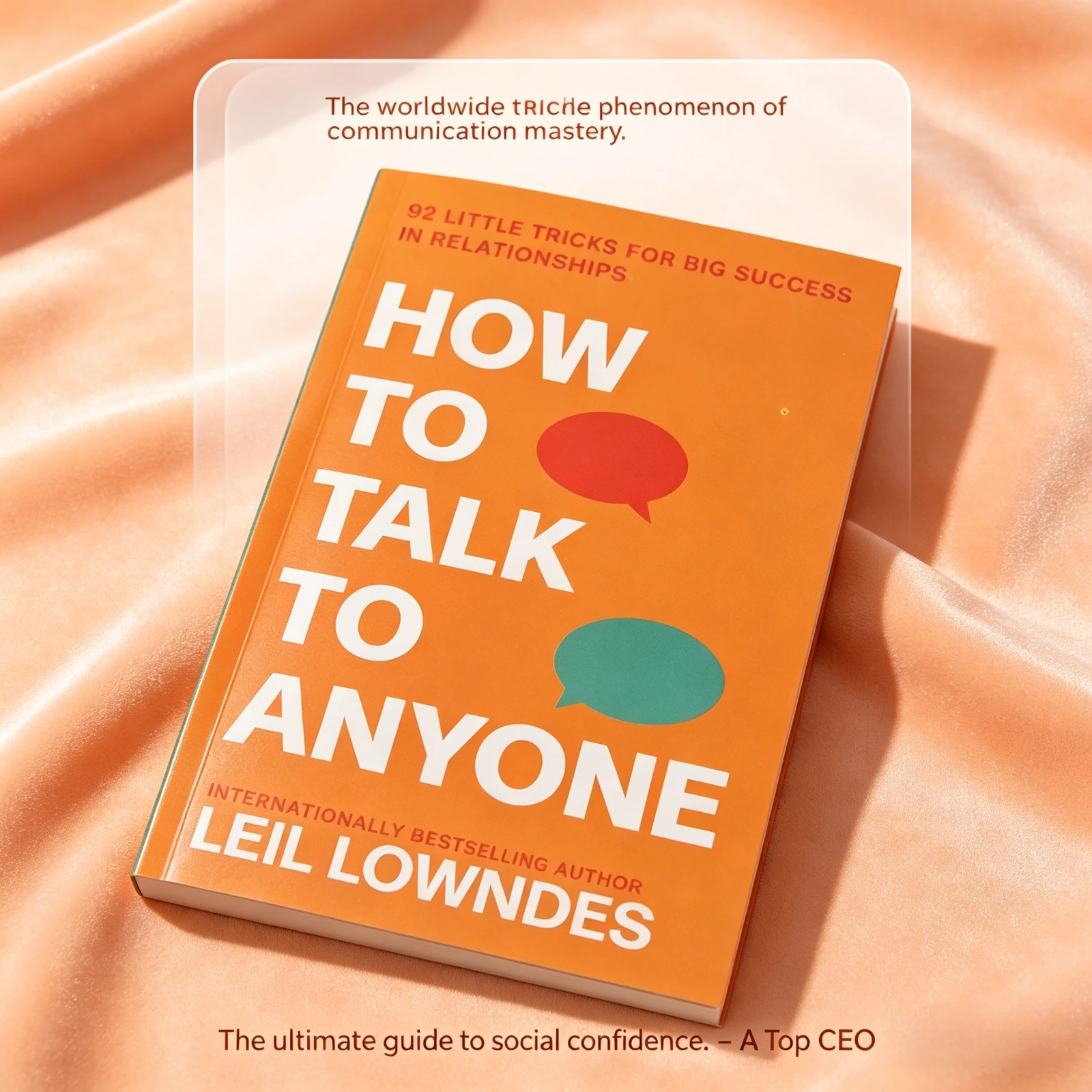 

How To Talk To Anyone By Leil Lowndes Communication Skills Relationships Self Help Guide Book