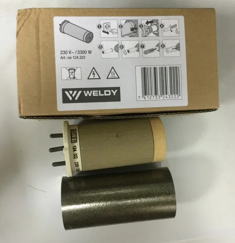 WELDY heating core HT3400W hot air gun 116.900 heating core 170.652 124.322 119.829