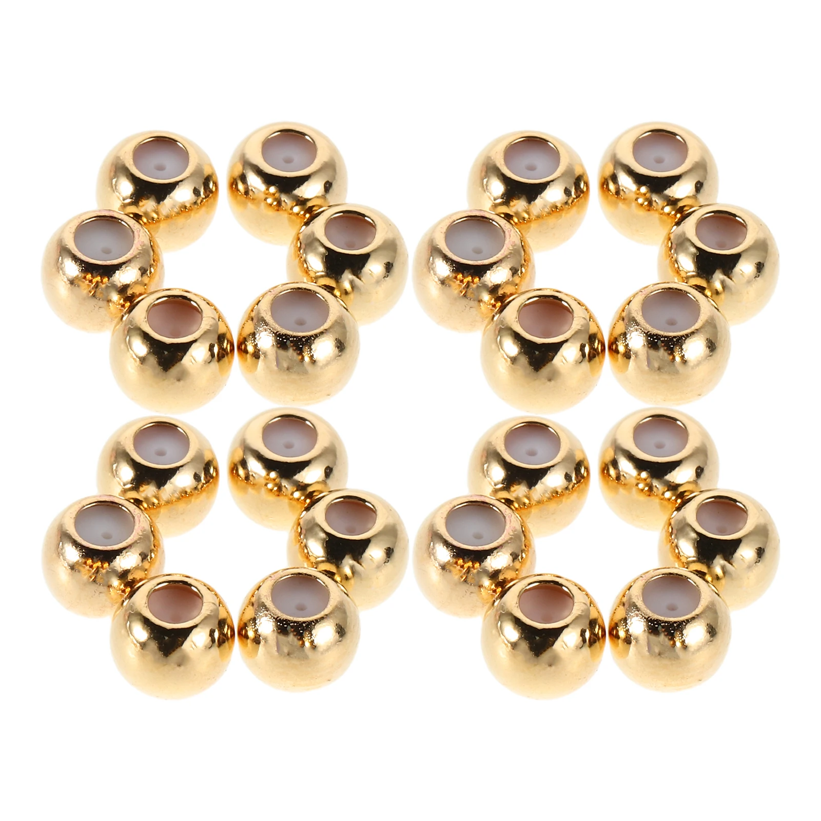 

50pcs Silicone Positioning Beads for Bracelets Diy Stoppers Color Retention Metal Spacer Rondelle Jewelry Making Bracelet