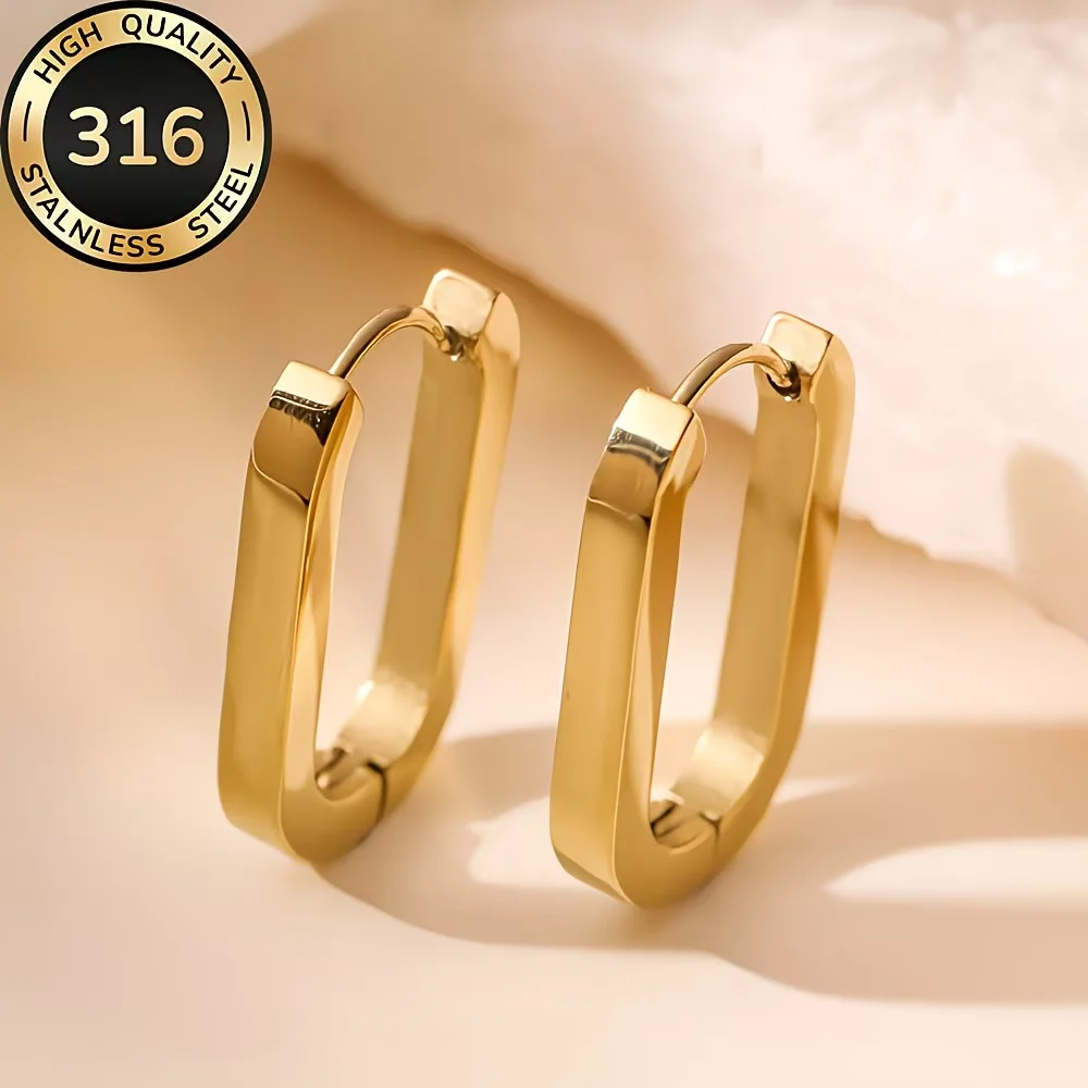 Geometric Earrings for Women Irregular Fashion Design Elegant Daily Wear Ear Jewelry Trendy Hot Item Birthday Gift for Friends