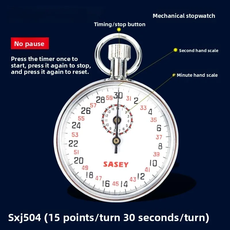 Mechanical Stopwatch 504/505 Metering 803/806 Professional Motion Pointer Stopwatch Timer