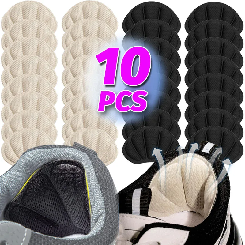 10PCS Anti-Pain Heel Stickers Insoles Patch Adhesive Cushion Pads ...