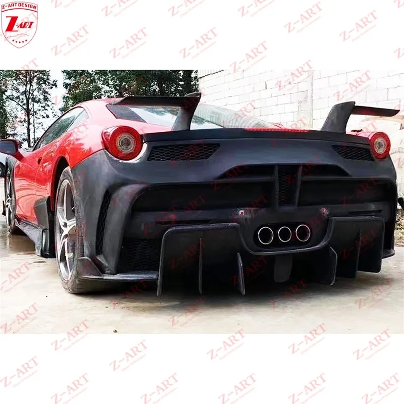 Z-ART MAN Sory Retrofit Body Kit for 458 Tuning Body Kit for Ferrari 458 Refit Body Kit Aerodynamic Tuning Kit for 458 Bumpers