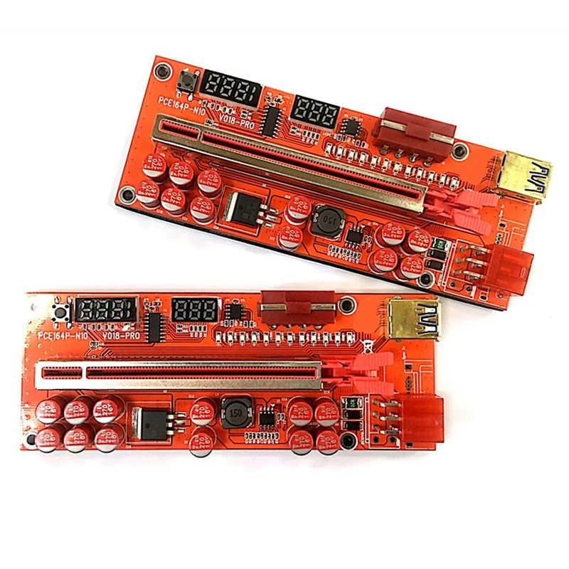 Câble d'extension de carte PCIE, VER018 PRO, USB 3.0, PCI-E Riser Card, 1X à 16X