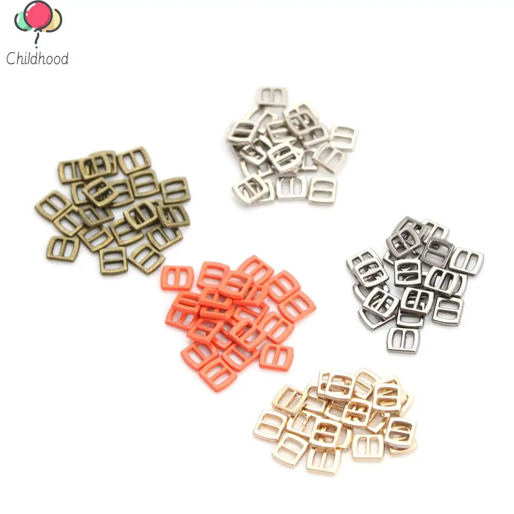 10Pcs Mini Tri-Glide 3 mm Ultra-Small Belt Buckle Doll Clothes Buttons Shoes Buckle Blyth Doll Clothing Accessory