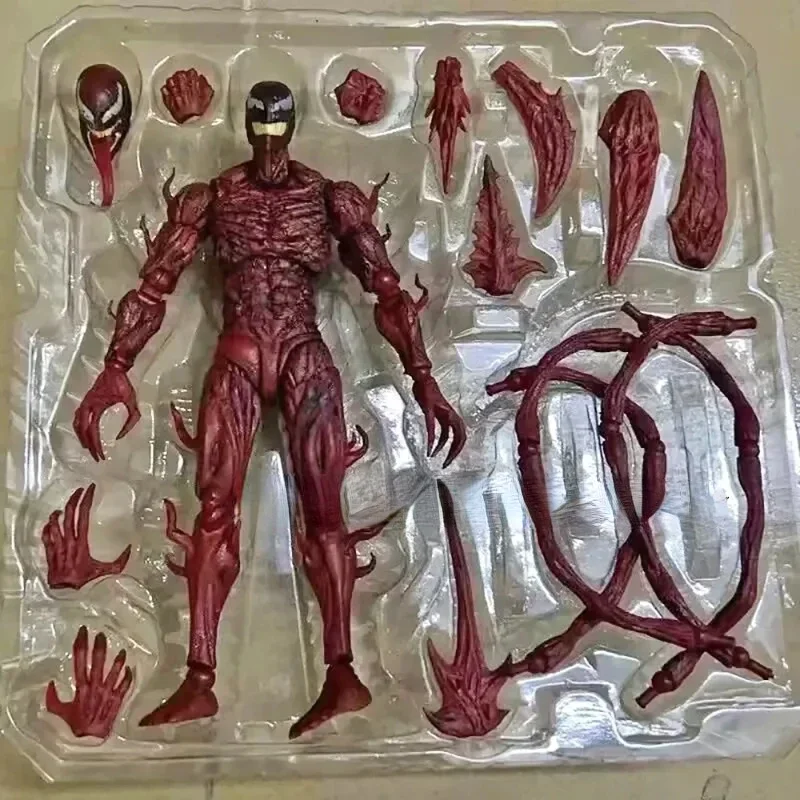 In Stock SHFiguarts Venom Red Venom Carnage Venom 2 Let There Be Carnage Anime Action Figure Model Collection Toy Hoilday Gift