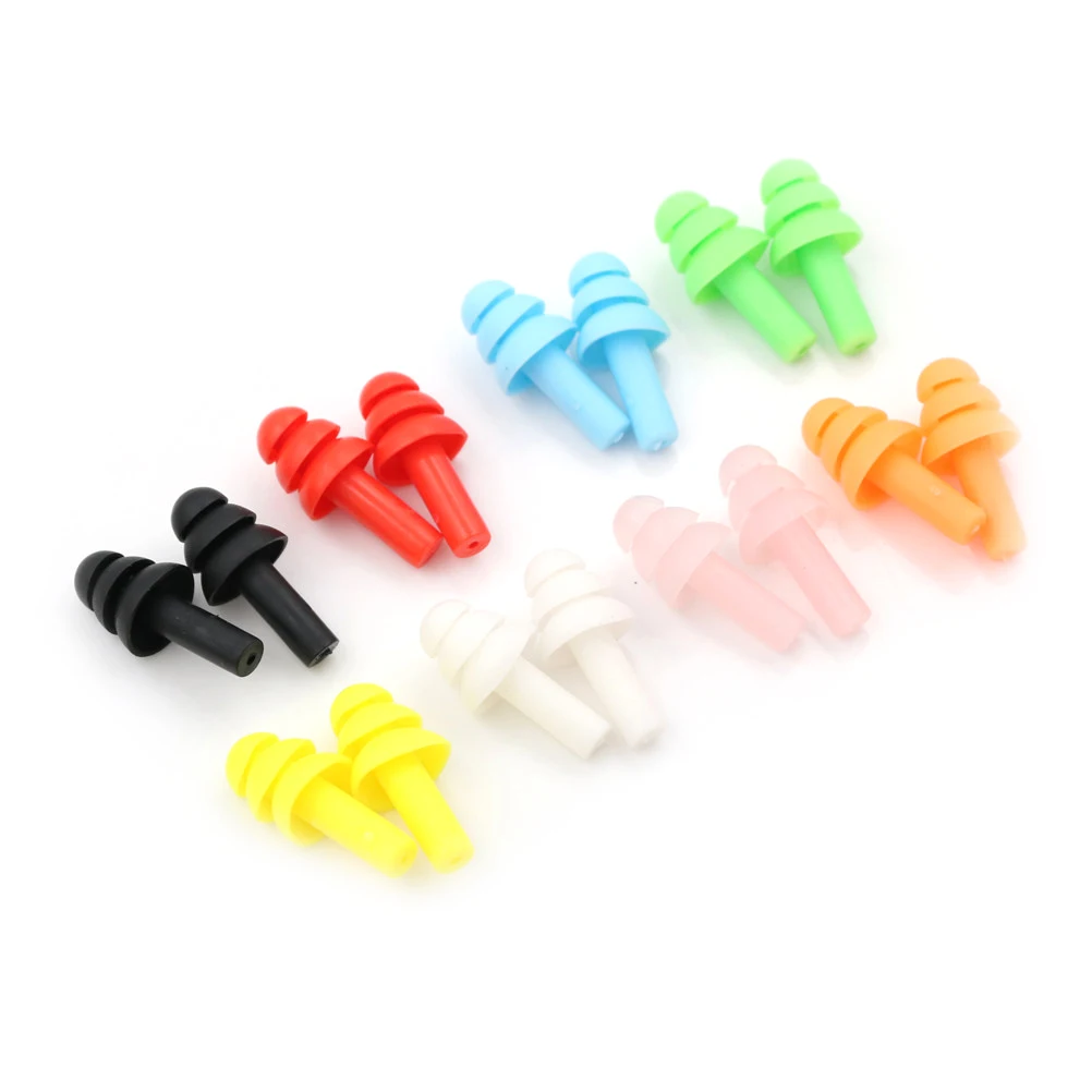 20Pcs Silicone Ear Plugs Anti Noise Earplugs Comfortable For Study Sleep