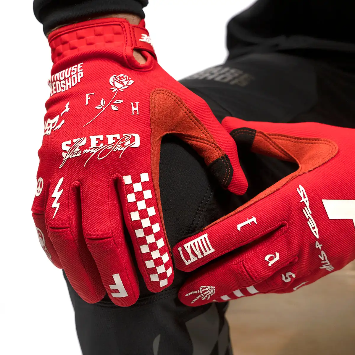 Podium FXR Touch Screen Speed Style Twitch Motocross Glove Riding Bike Gloves MX MTB Off Road Racing Sports Cycling Glove