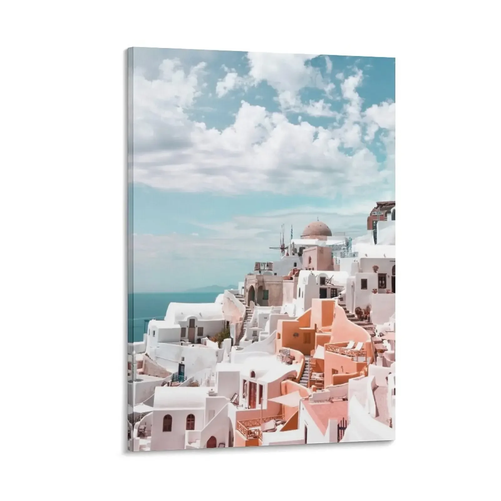 

Santorini Oia Greece Canvas Painting Decoration bedroom modern home decoration art home decoration luxury