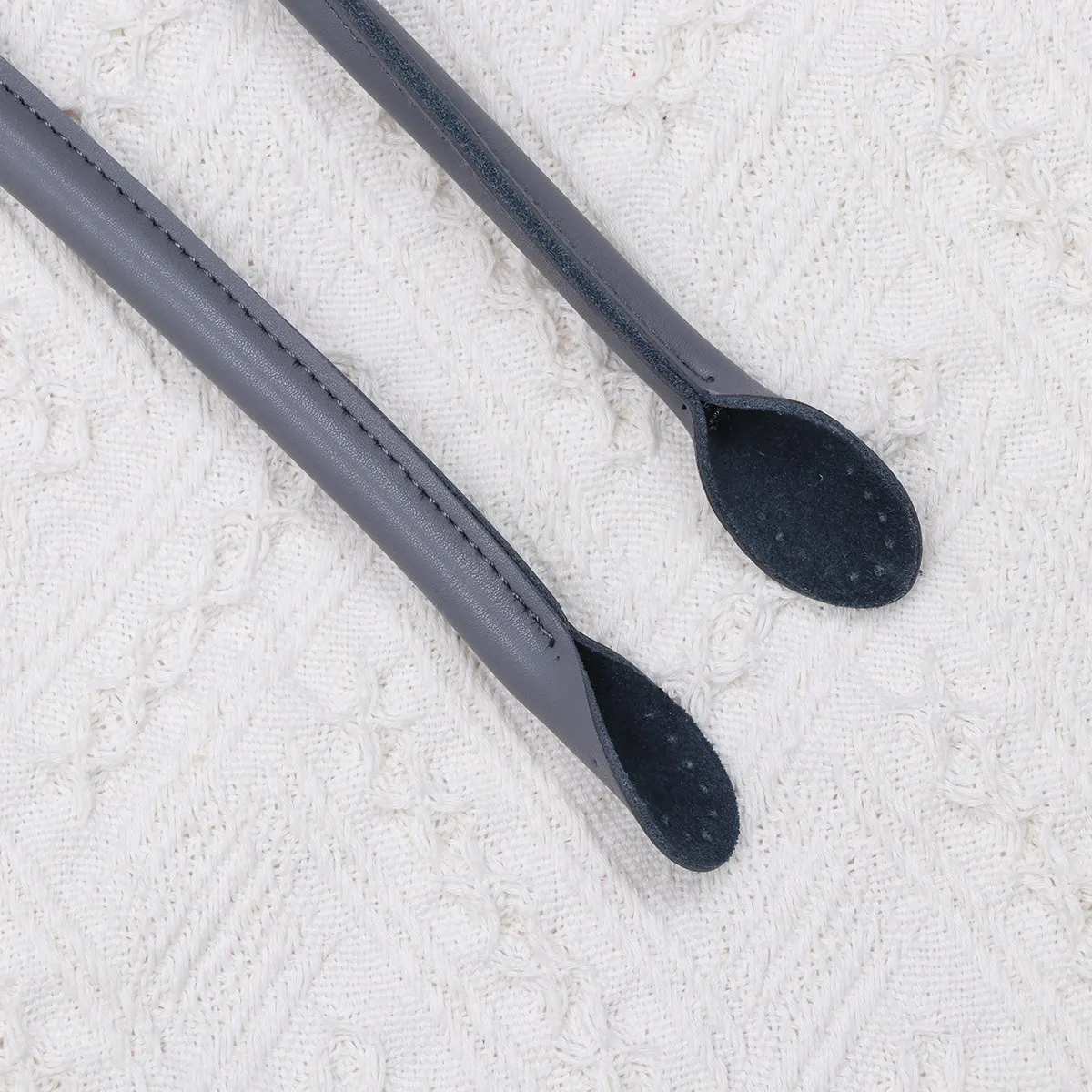 

1Pair 40Cm Bright Shoulder Strap for Bag DIY Replacement Handbag Handle Thicken Sewing Tote Flap End Deep Grey