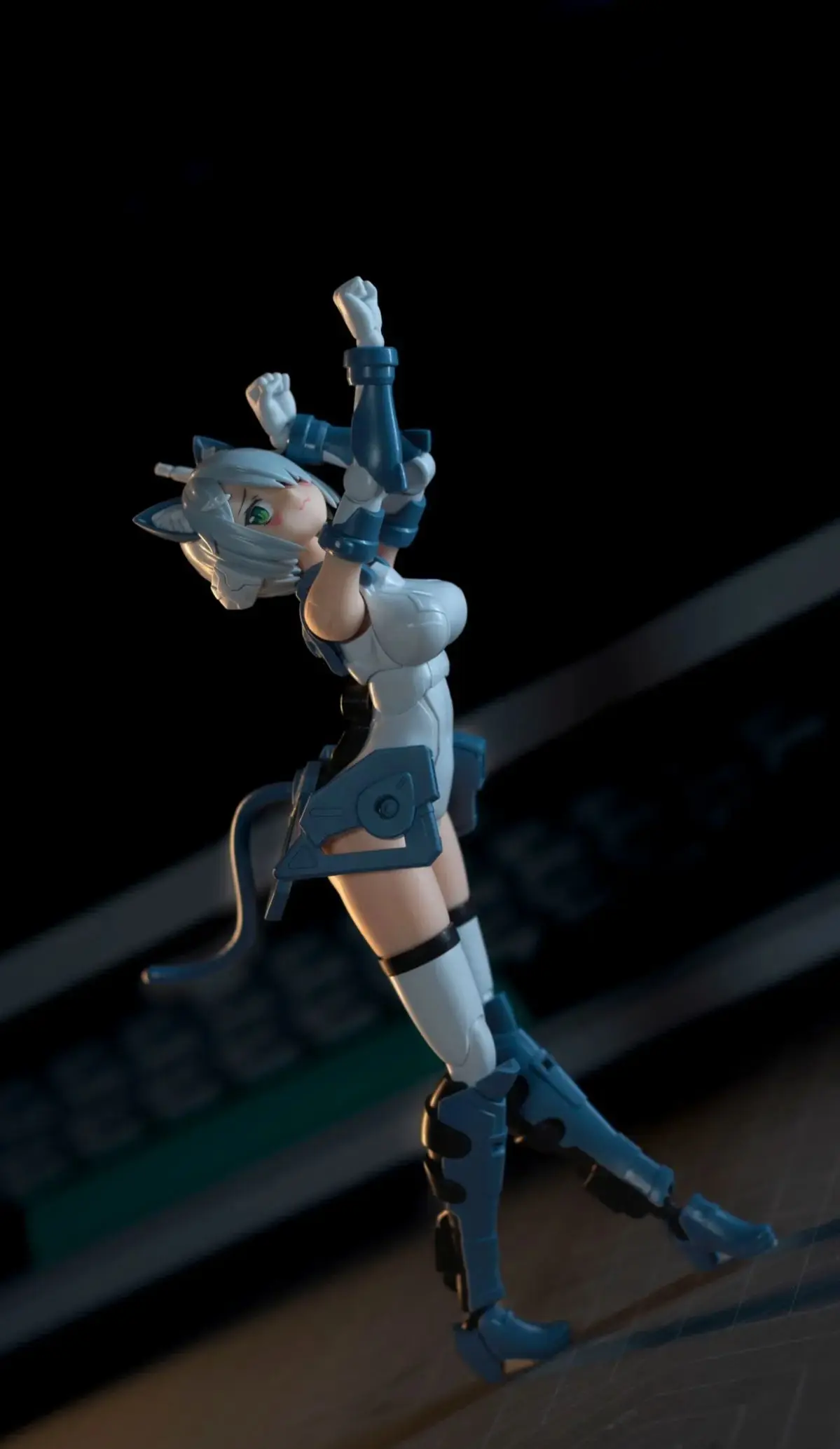 

【Оригинал】Aoshima ACKS V.F.G. MC-03 Macross Delta VF-31A Kairos Mecha, собранная фигурка, модель игрушки