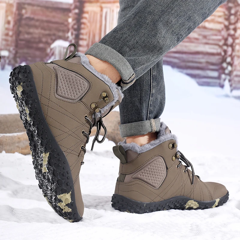 Shoes for Men Male Sneakers Casual Sneaker Cotton-padded Shoes Ankle Boots Return To The Ancients Wear-resistant All-match New