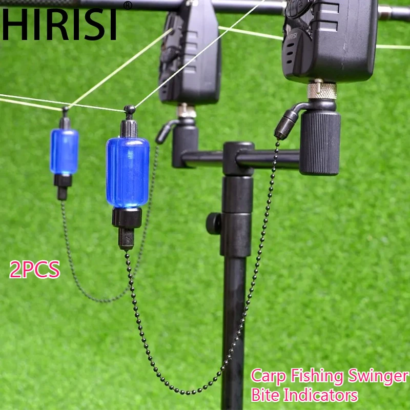 2026 HIRISI 2er-Set Karpfenangel-Swinger-Bobins für Bissanzeiger Angelzubehör Tackle