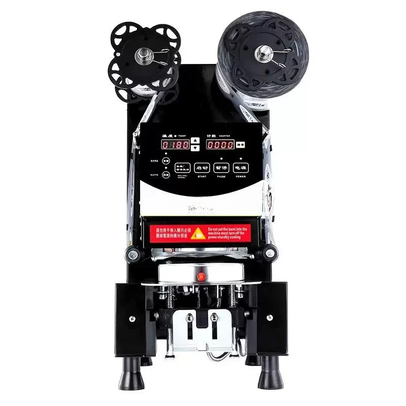 

Cup sealing machine Hot and cold beverage sealing machine Automatic stall sealing machine
