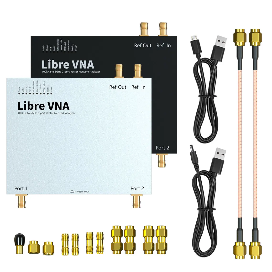 New LibreVNA V2 Upgrade Kit 100KHz-6GHz Full 2-Port Open Source Vector Network Analyzer Kit