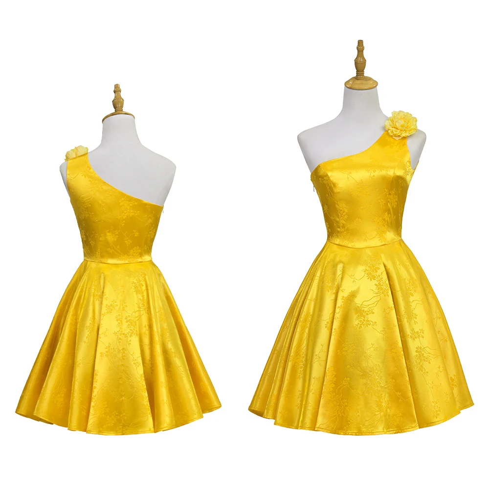 

Judy Hopps Zootopia Yellow Dress Cosplay Full Set Long/Short Custom XS-XXXL Ultra Realistic Halloween Convention