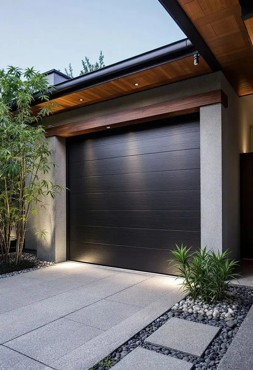 High-strength Windproof Garage Door with Aluminum Alloy Frame Modern Design Automatic Remote Control Garage Door for Home