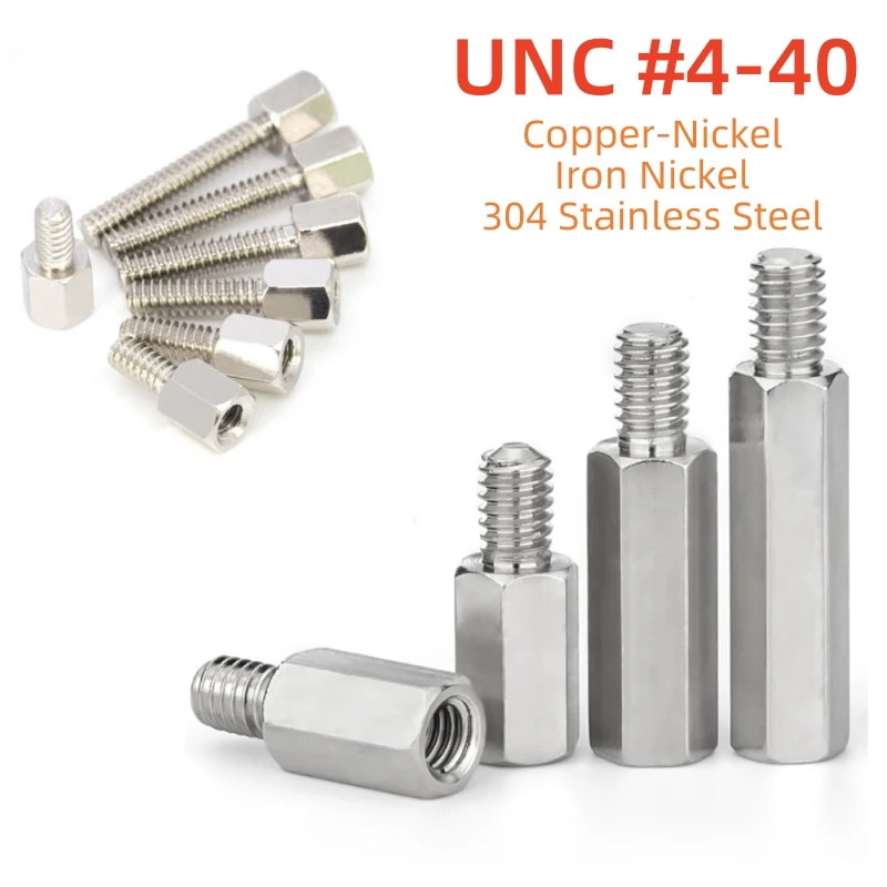 

Hex Standoff Male to Female Standoff Spacer Screw #4-40 Male Female Hex Board Spacing Screw 304 Stainless Steel/Nickel Plating