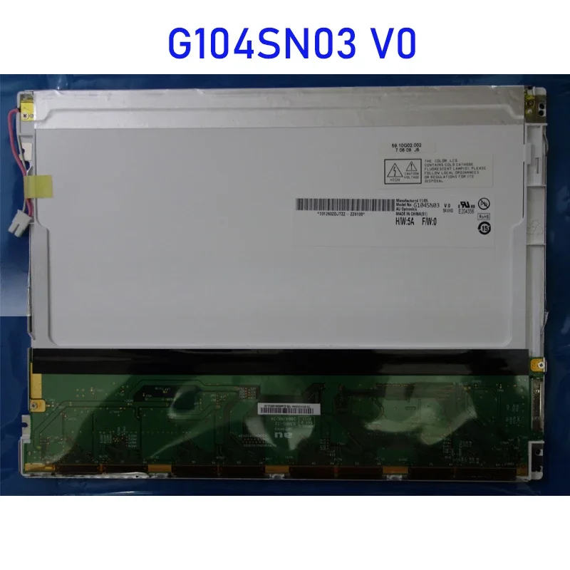 

G104SN03 V0 10.4 Inch Original LCD Display Screen Panel for Auo Brand New Fast Shipping Fully Tested