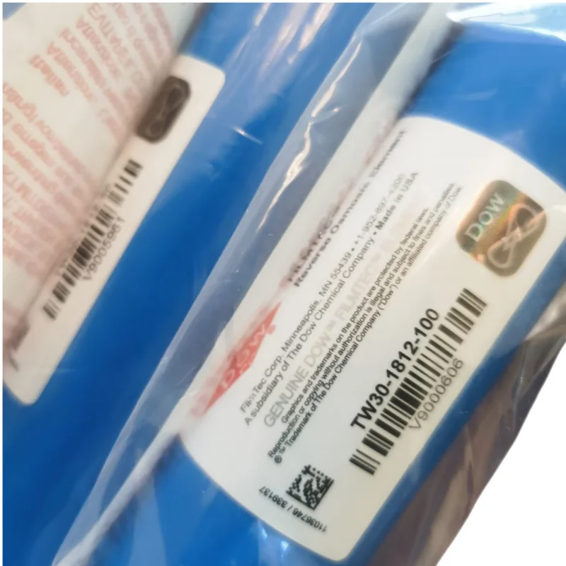 3pcs original 100 gpd water filter for Dow Filmtec reverse osmosis membrane TW30-1812-100 water filter