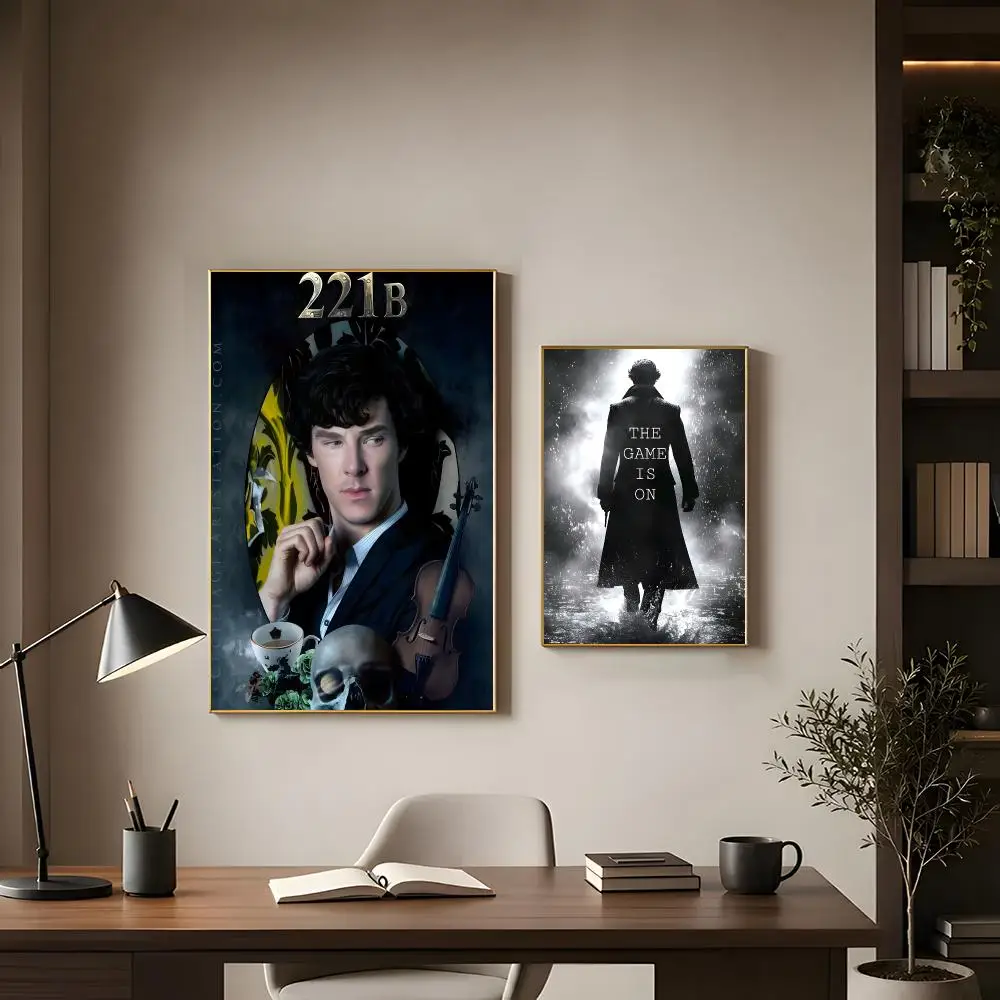 1pc S-Sherlock H-Holmes Poster Modern Interior Wall Decor & Trendy Home Highlights