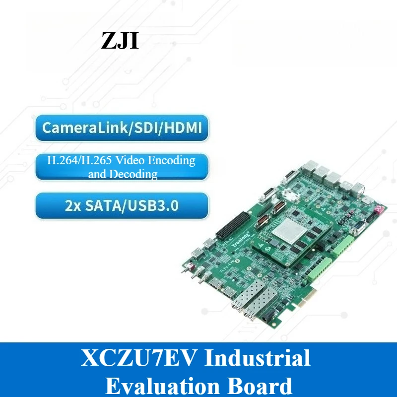 

TLZU-EVM Xilinx XCZU7EV Industrial Development Board, ZYNQ MPSoC ARM + FPGA with 4K Encoding and Decoding