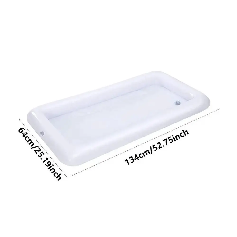 

Funny Portable Salad Bar Tray Inflatable PVC Pool Buffet Tray Buffet Tray Inflatable Serving Tray Summer Water Party