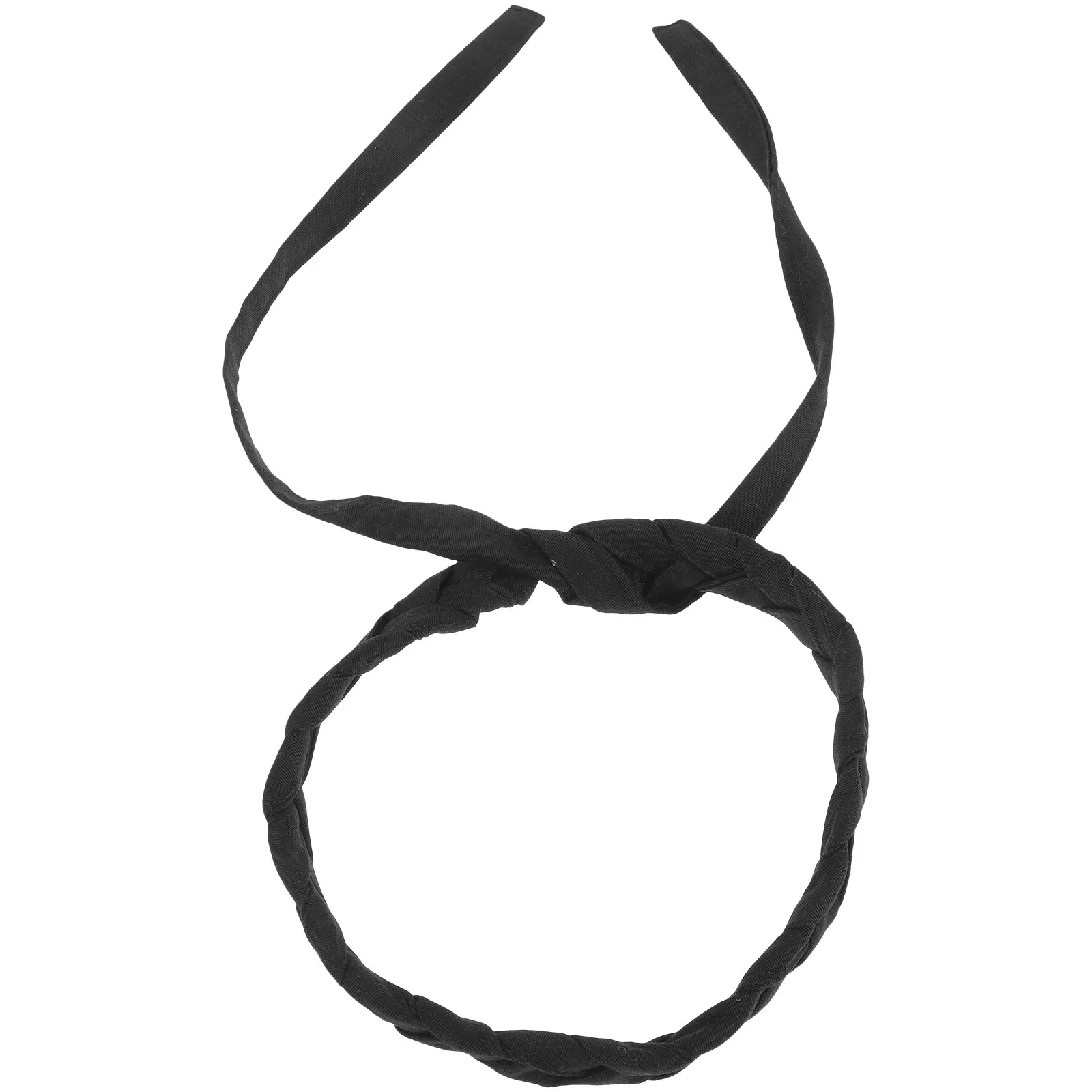 Cotton Linen Braided Headband for Cooking Karate Sports – Soft Breathable Sweat-Absorbing