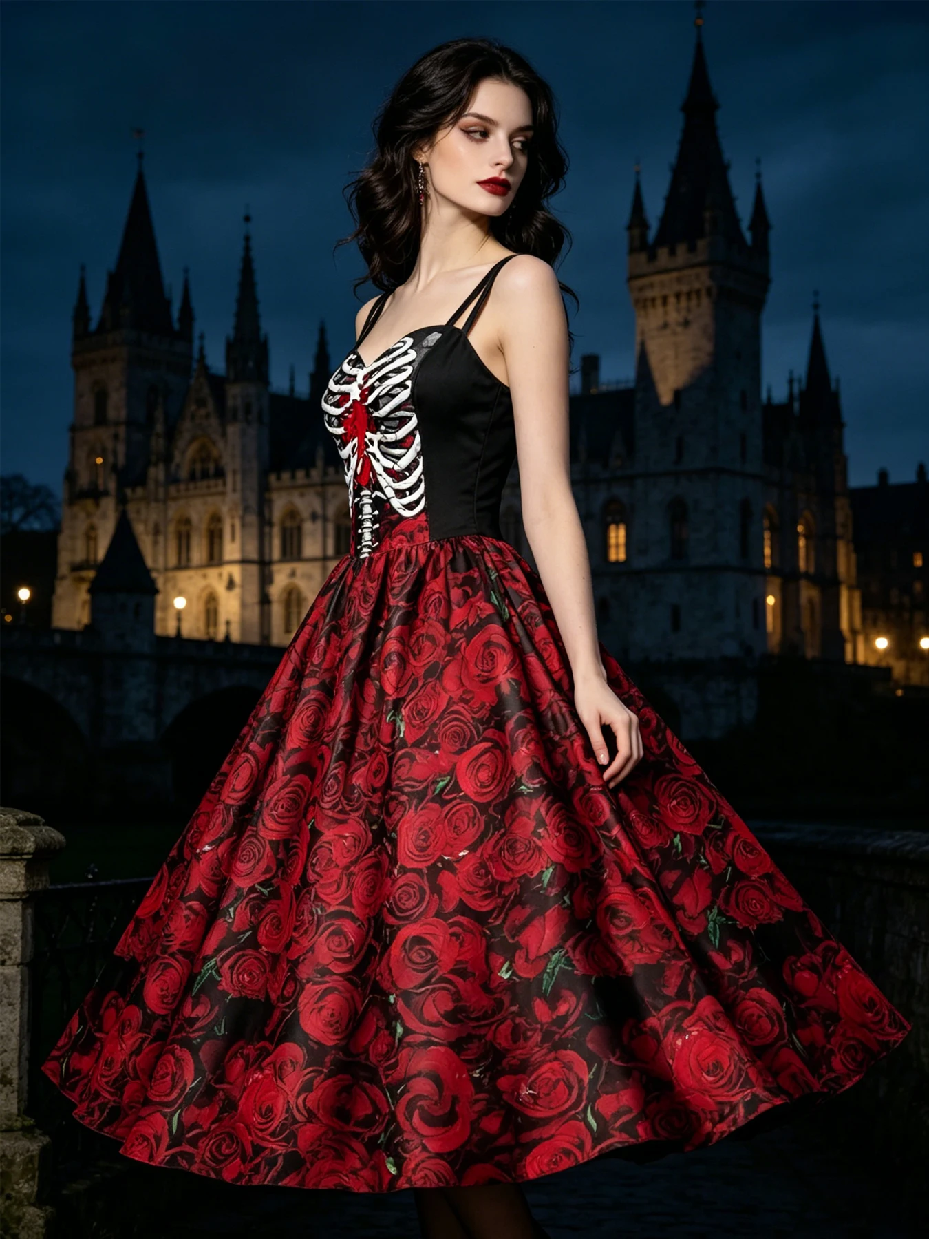Adult Halloween Cosplay Vampir - đánh giá và giá Baby Q Clothing