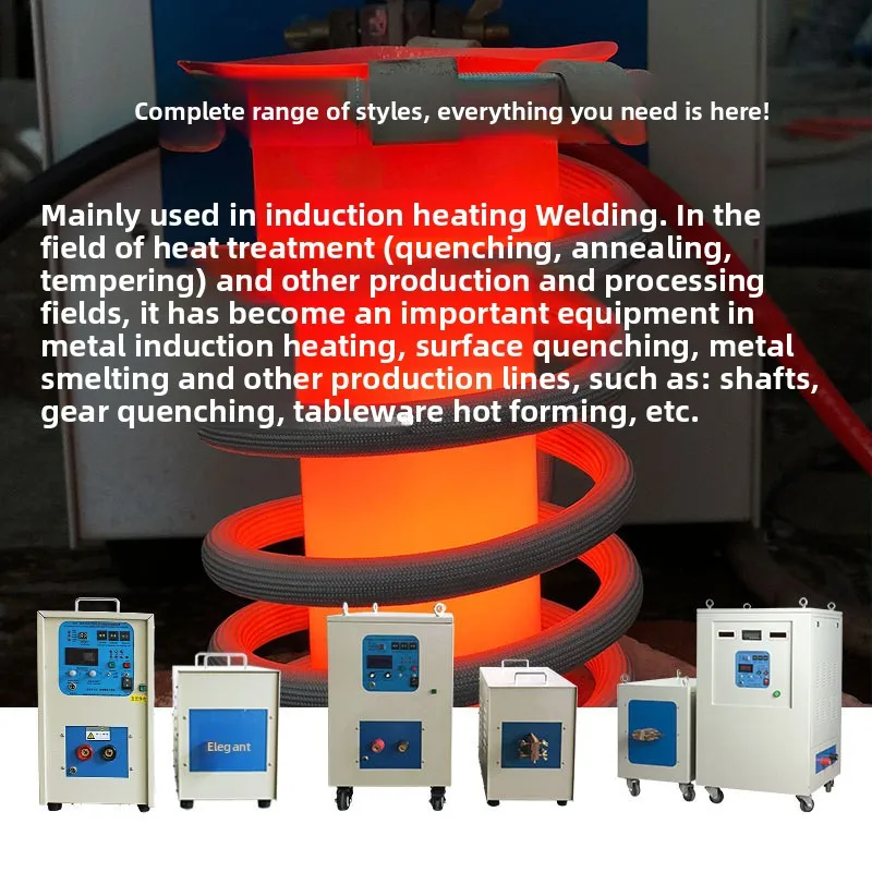 Equipamento de aquecimento por indução, soldagem de metal, brasagem, máquina de têmpera de alta frequência, recozimento ultra áudio