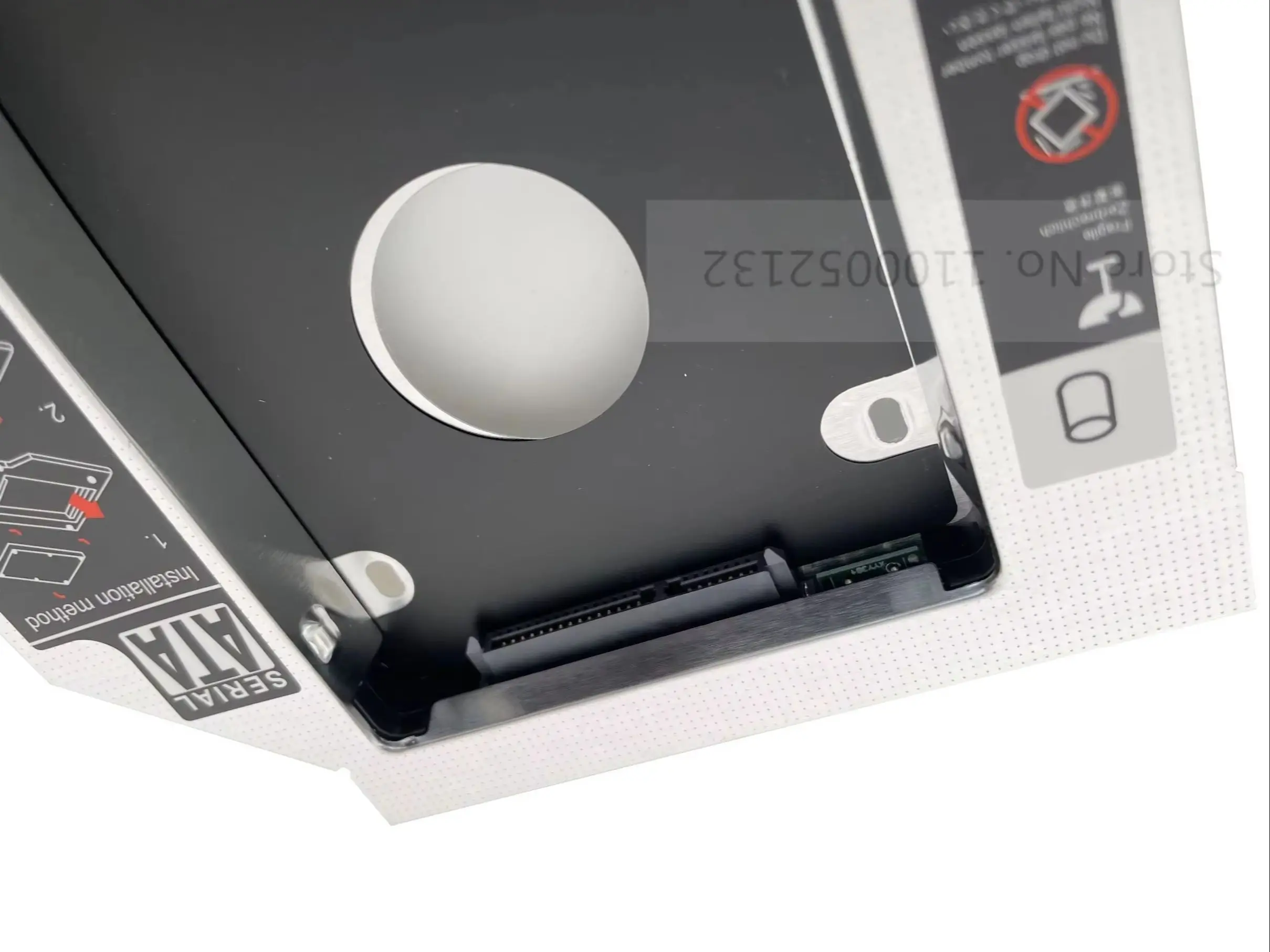 

2nd 2.5 SATA Hard Drive HDD SSD Optical bay Caddy Tray Adapter for Asus N53J N53JL N53JN N53JQ N53SM K55A G55V M50VM GT51N UJ8C0