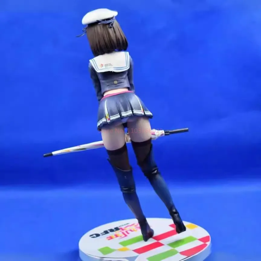 أنيمي سايكانو كيفية رفع صديقة مملة الشكل سباق فتاة ميغومي كاتو تأخذ مظلة عمل الشكل مثير الفتيات نموذج دمية #5