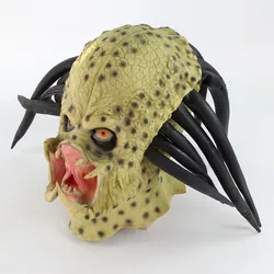 Alien vs. Predator Latex Headgear Halloween Horror Mask Party Dress Up Ball Performance Party Mask Props