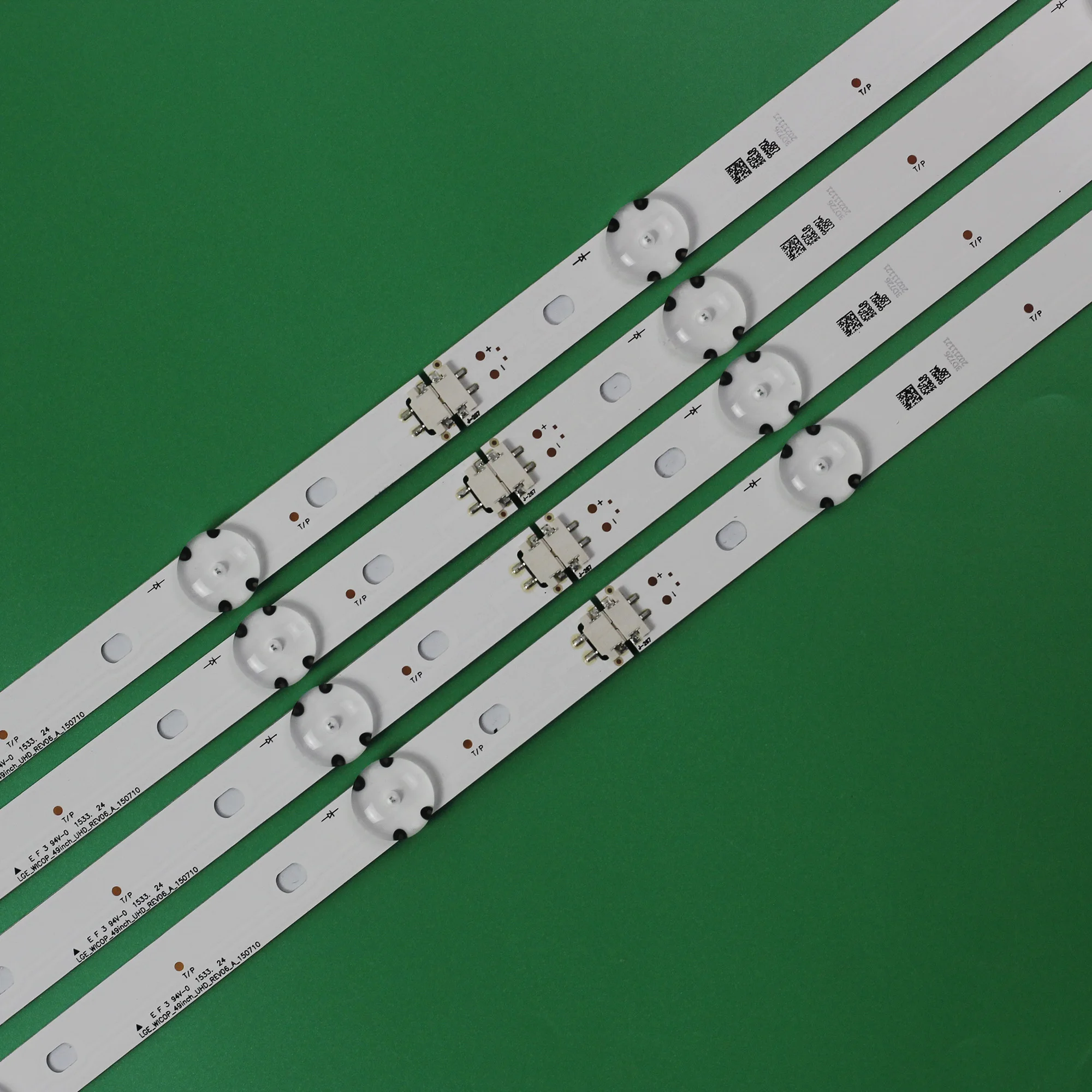 8 個 49 インチ LED バックライト 49LG61CH-CK 49UF640-ZA 49UF6407 49LF510V LGE-WICOP-49inch-UHD-REV06-A/B-150710 NC49ODUE-SADP2 用